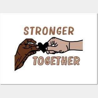 Stronger Together - Justice for George Posters and Art